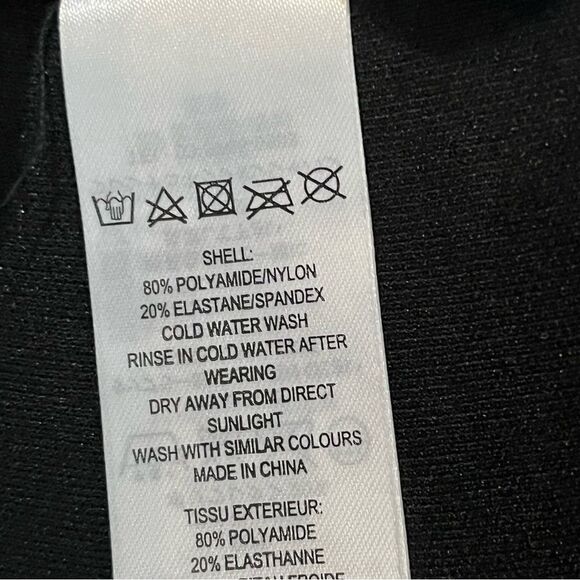 NEW French Connection Multicolor Printed Triangle Padded Bikini Top Size Large - Picture 5 of 5